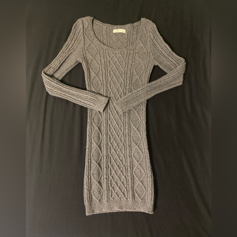 Gray Sweater Dress